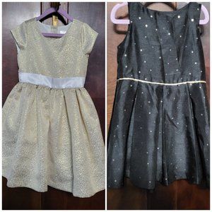Gymboree dresses size 5 Gold/Black